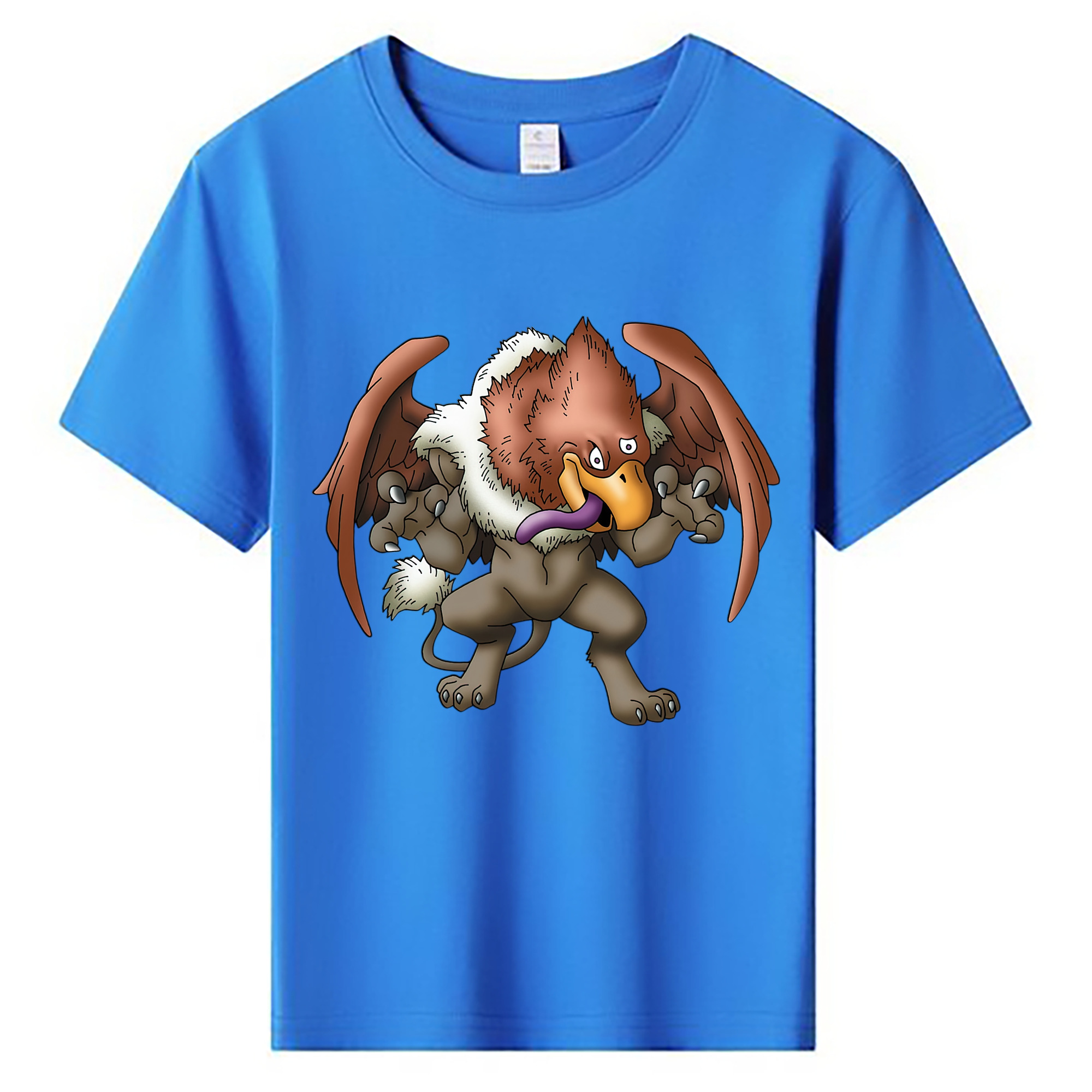 （画像用） ドラゴンクエスト Doragon Kuesuto Dragon Quest 綿100％キッズTシャツ（フロントプリント）